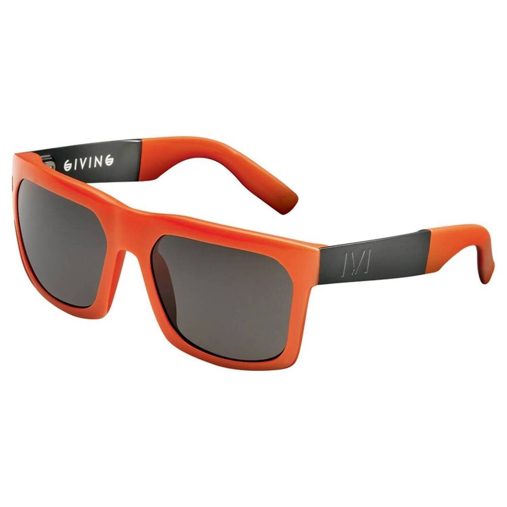 NEW IVI VISION unisex giving sunglasses in polished blood orange